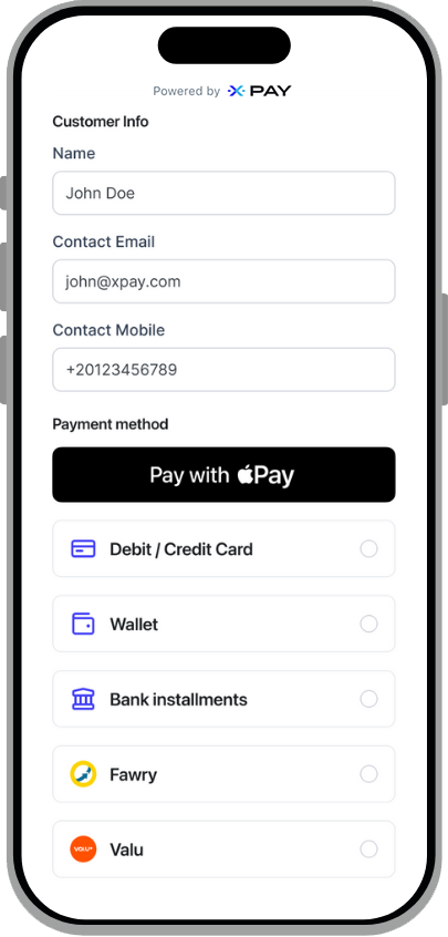 online payments egypt xpay mobile pay